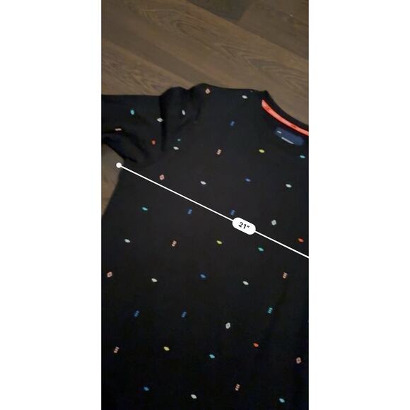 Superdry Mens Aoe All Over Embroidered Black crew sweatshirt Crew Neck Medium - Picture 9 of 9